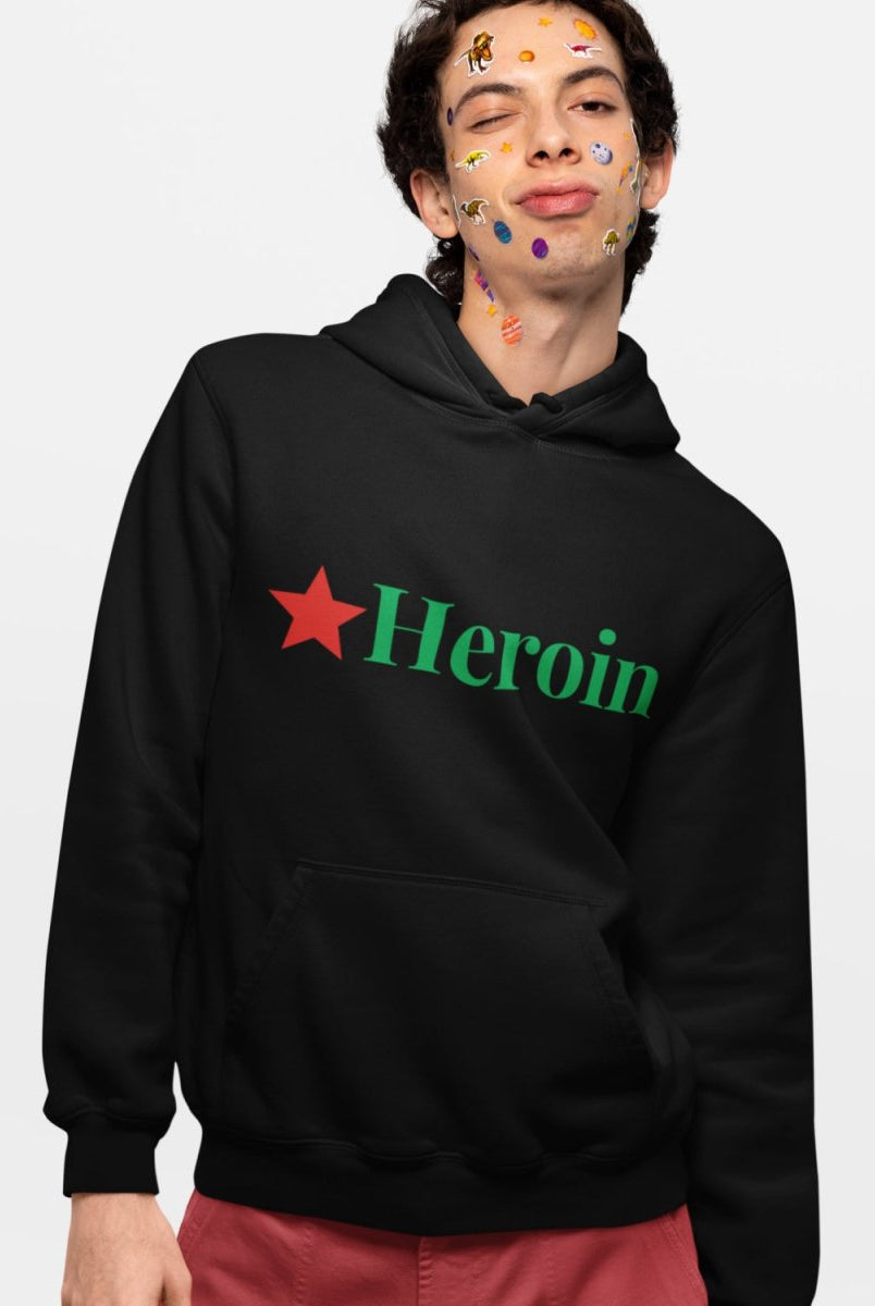 H106 - Hoodie - Heroin - Funny Outfits