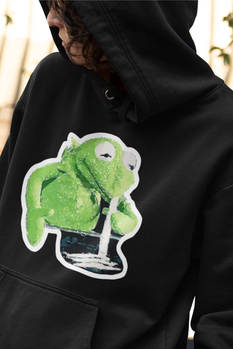 H114 - Hoodie - Snort Frog - Funny Outfits