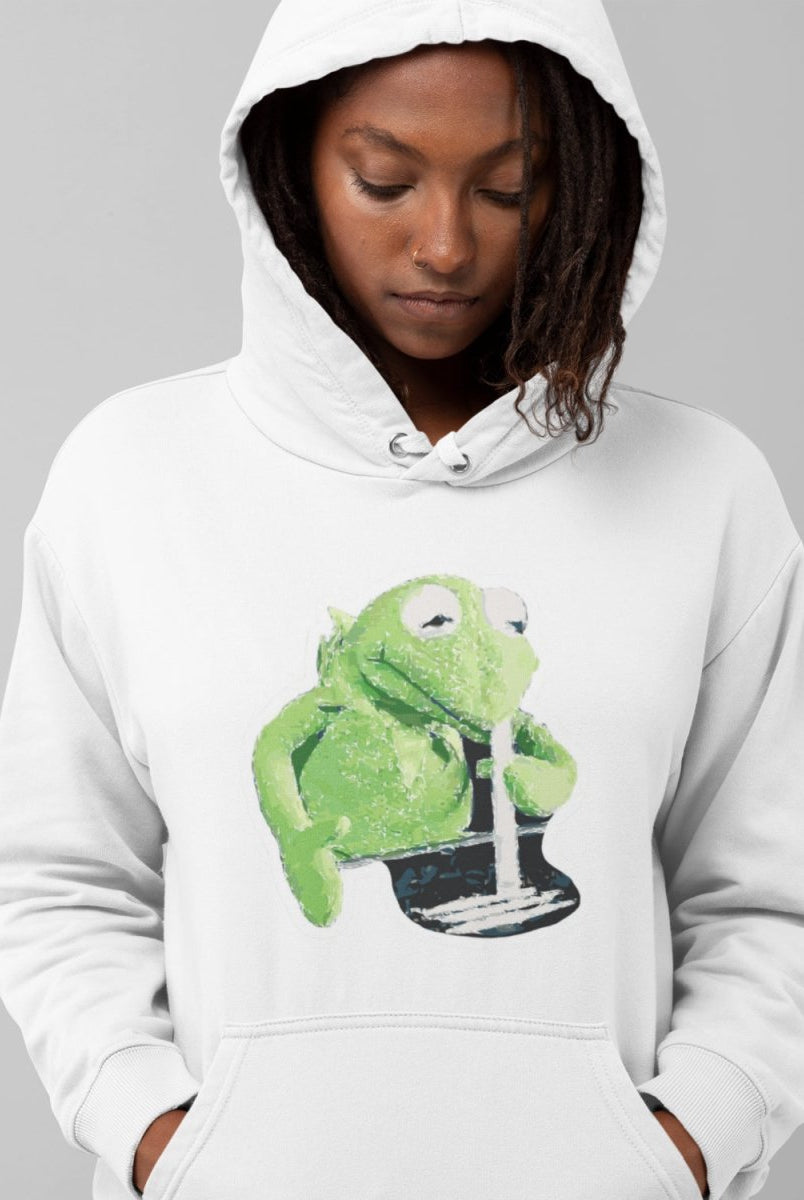 H114 - Hoodie - Snort Frog - Funny Outfits