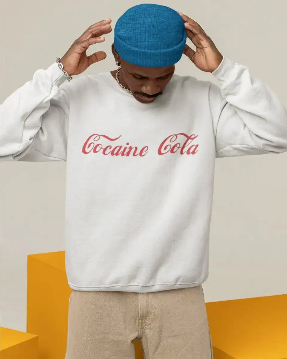 S105 - Sweatshirt - Cocaine - Funny Outfits