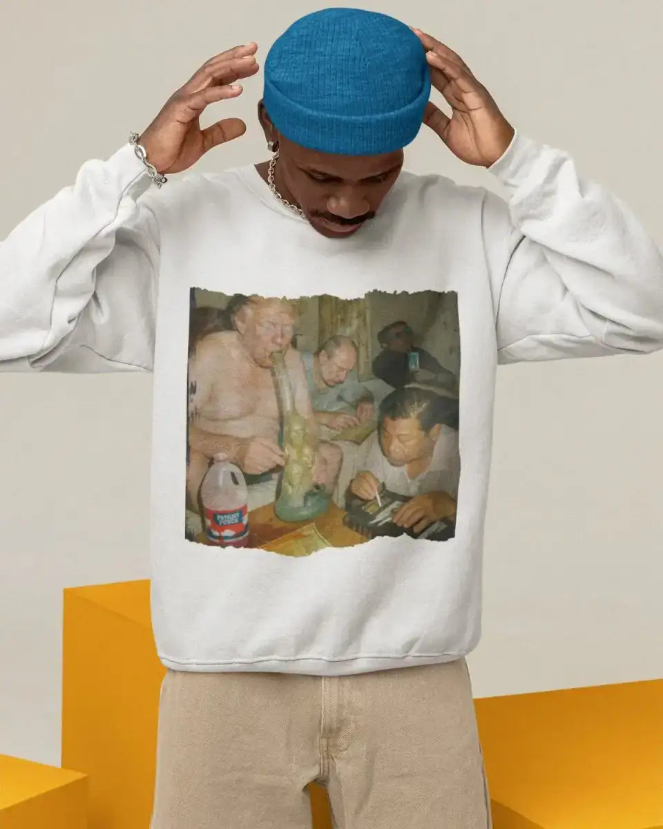 S303 - Sweatshirt - Putin, Kim & Trump - Funny Outfits