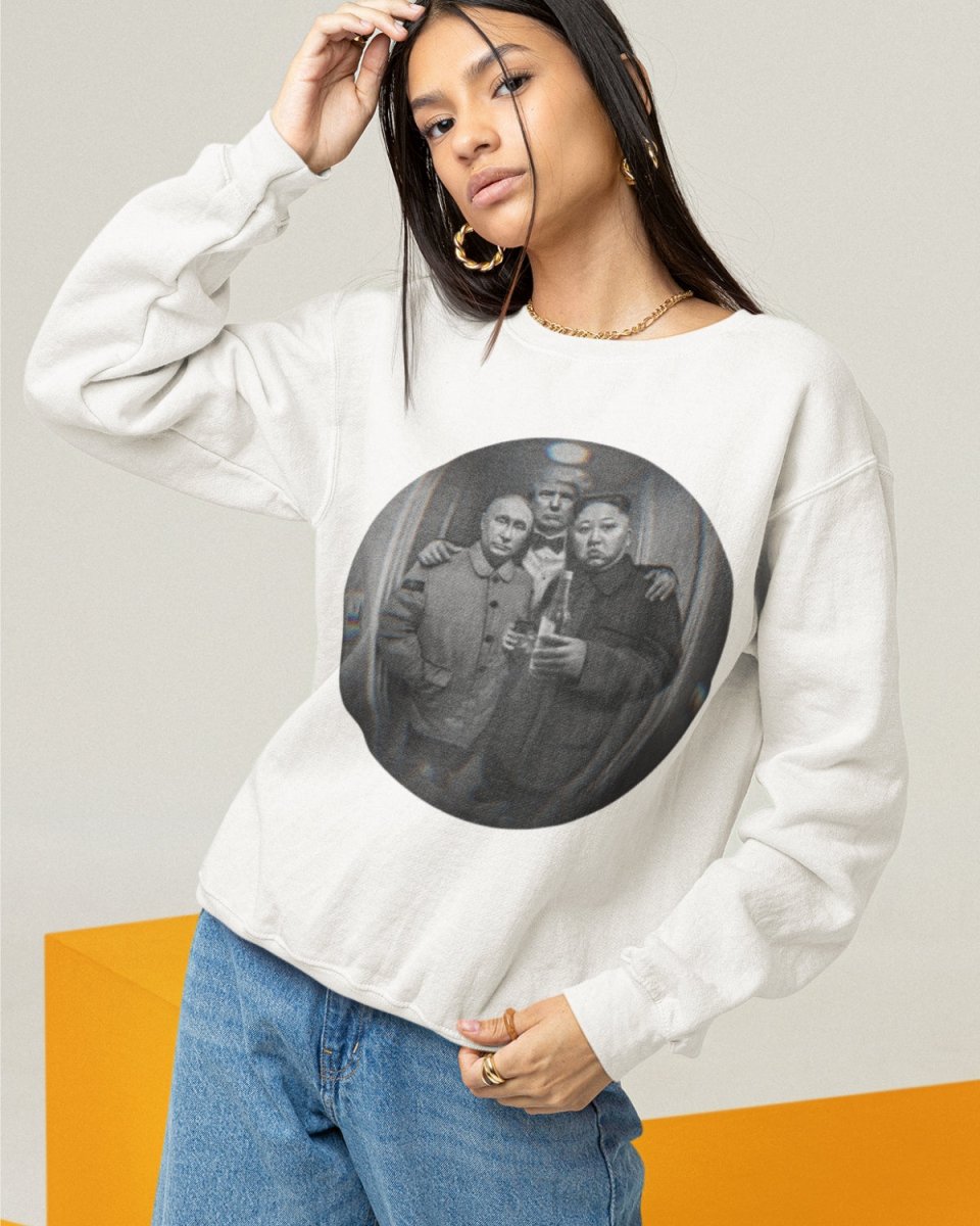 S305 - Sweatshirt - Putin & Kim & Trump - Funny Outfits