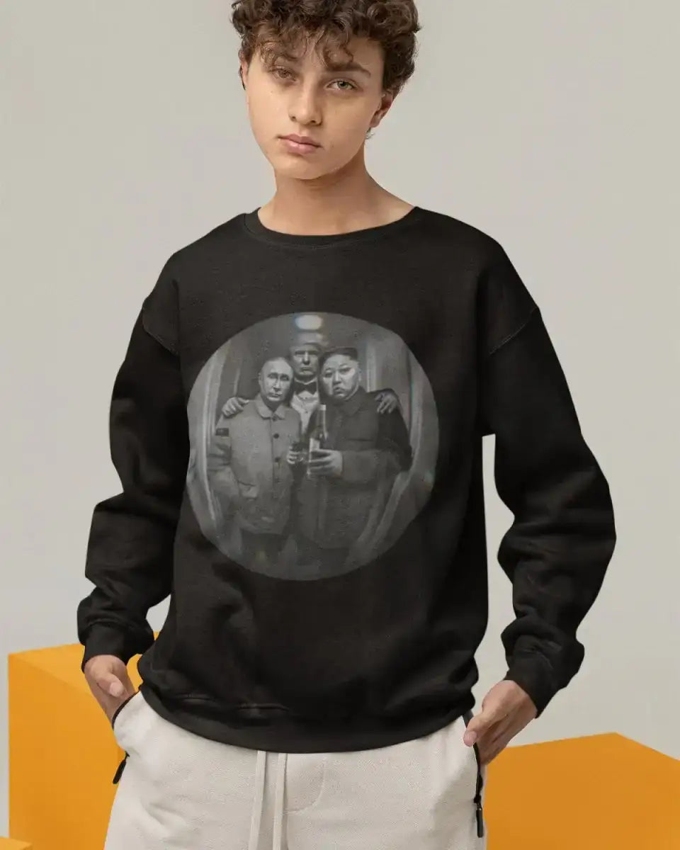 S305 - Sweatshirt - Putin & Kim & Trump - Funny Outfits