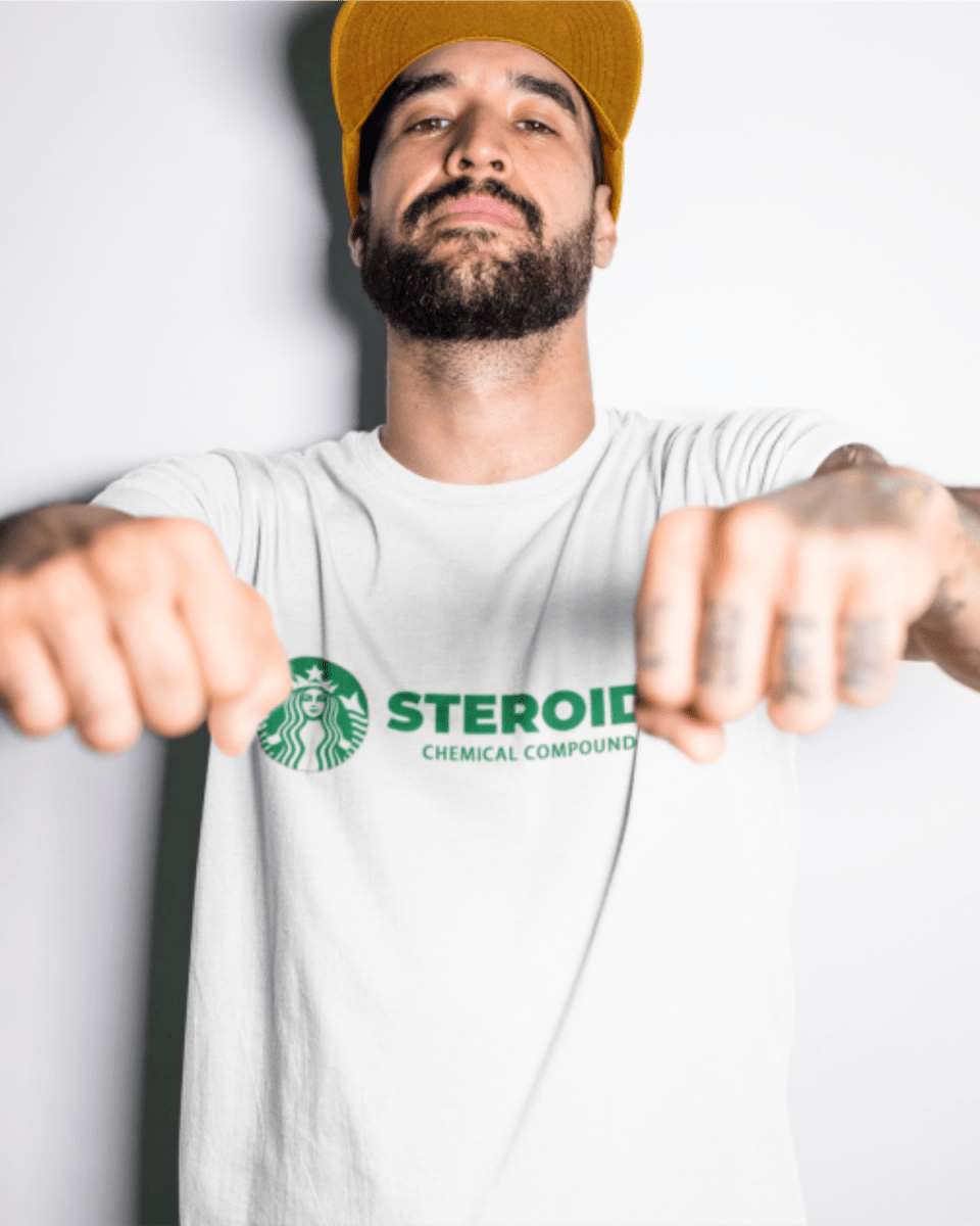 T109 - T-shirt - Steroids - Funny Outfits