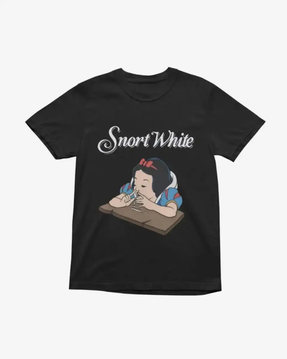 T115 - T-shirt - Snort White - Funny Outfits