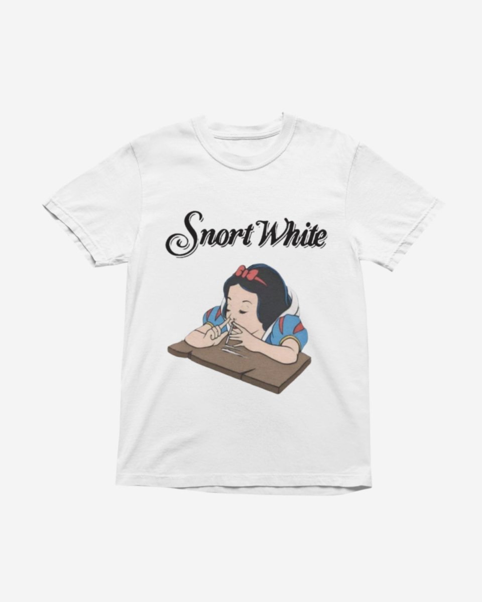 T115 - T-shirt - Snort White - Funny Outfits