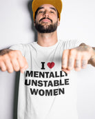 T208 - T-shirt - Mentally Unstable - Funny Outfits