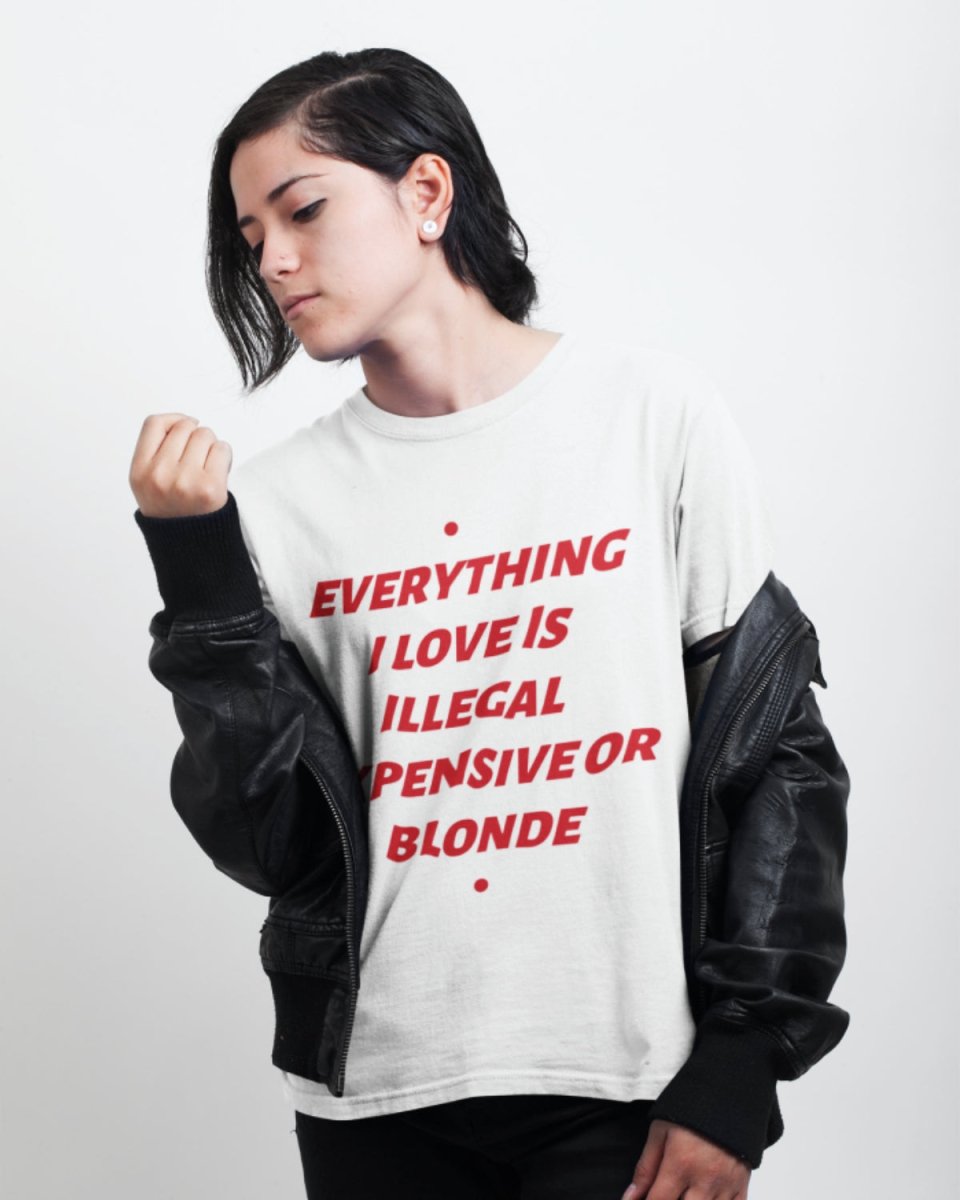 T213 - T-shirt - Illegal Love - Funny Outfits