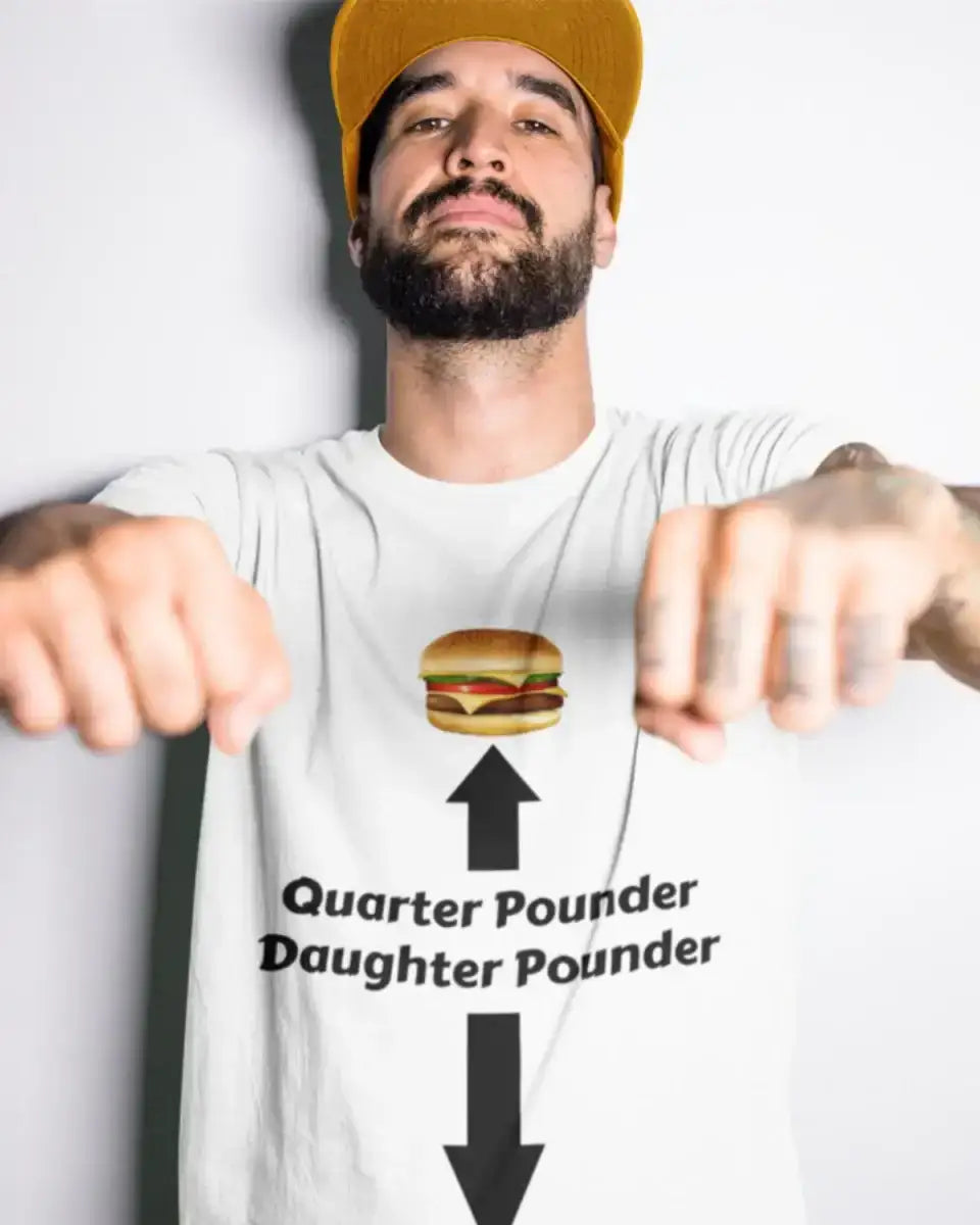 T215 - T-shirt - Quarter Pounder - Funny Outfits