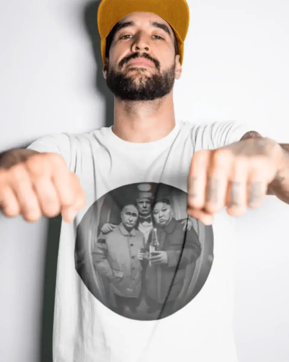 T305 - T-shirt - Putin & Kim & Trump - Funny Outfits