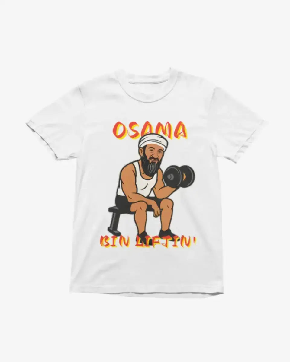 T312 - T-shirt - Osama Liftin' - Funny Outfits