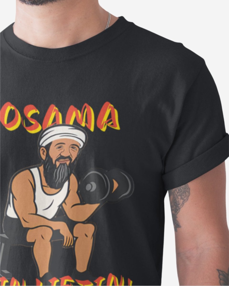 T312 - T-shirt - Osama Liftin' - Funny Outfits