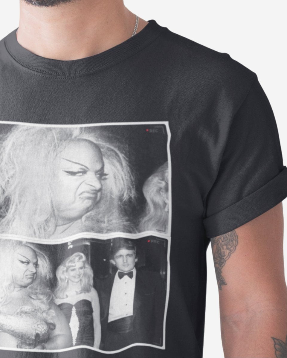 T318 - T-shirt - DIVINE / TRUMP - Funny Outfits