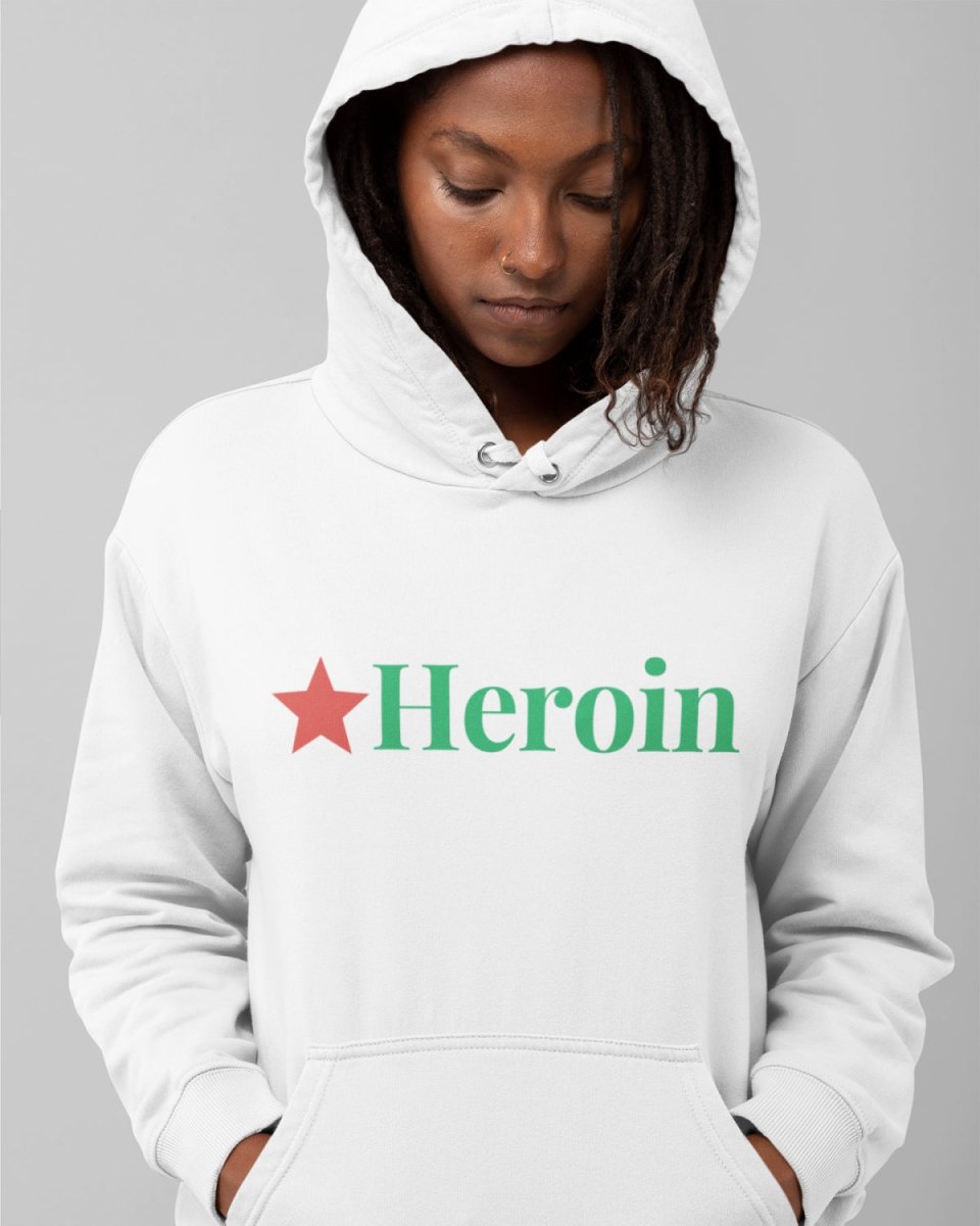 H106 - Hoodie - Heroin - Funny Outfits