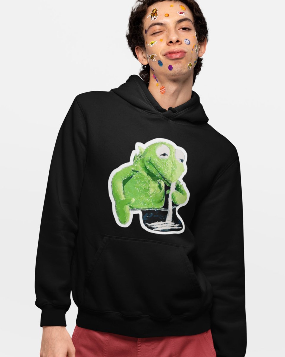 H114 - Hoodie - Snort Frog - Funny Outfits