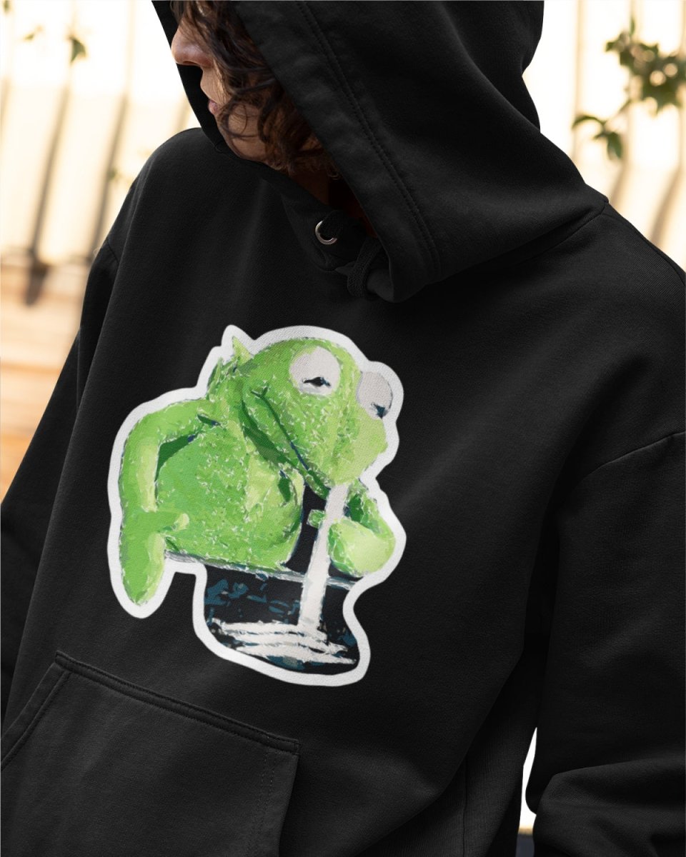 H114 - Hoodie - Snort Frog - Funny Outfits