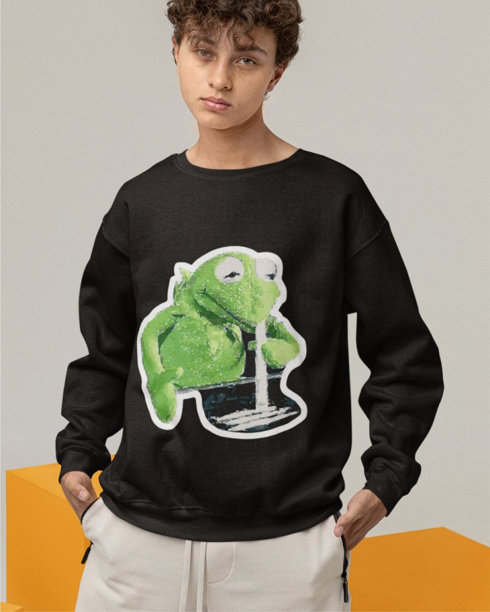 S114 - Sweatshirt - Snort Frog - Funny Outfits