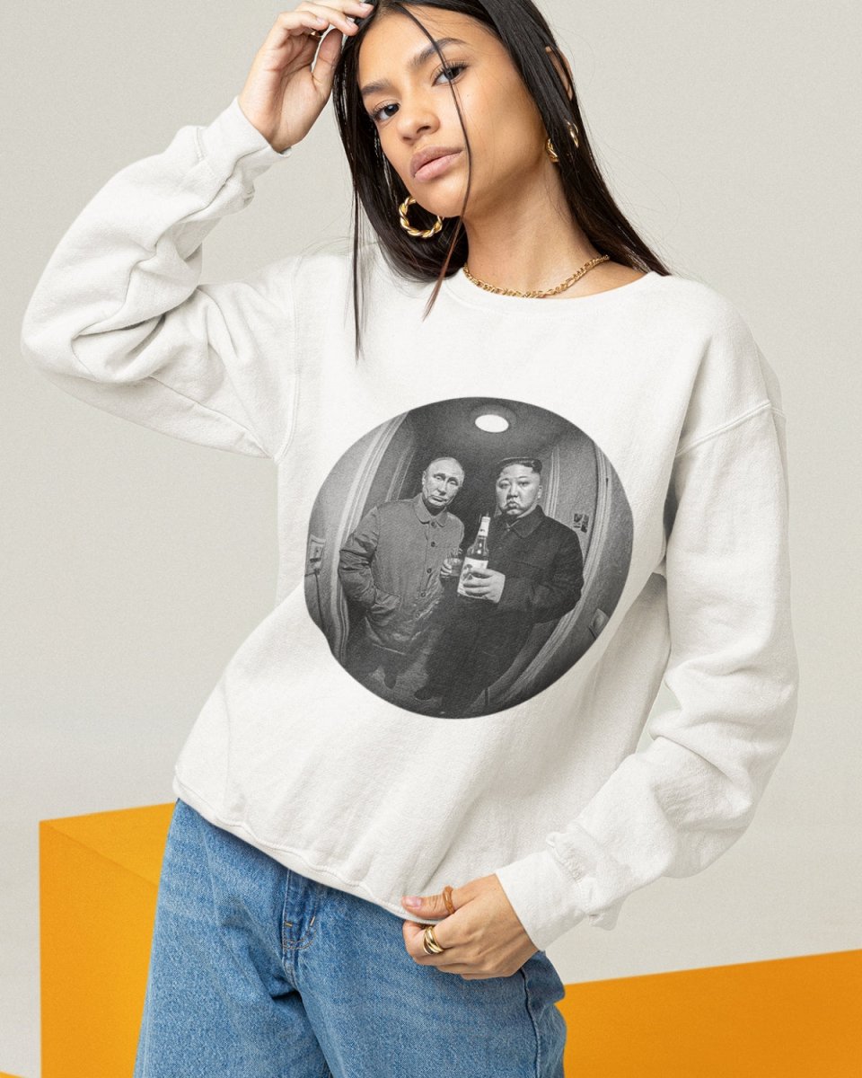 S301 - Sweatshirt - Putin & Kim - Funny Outfits