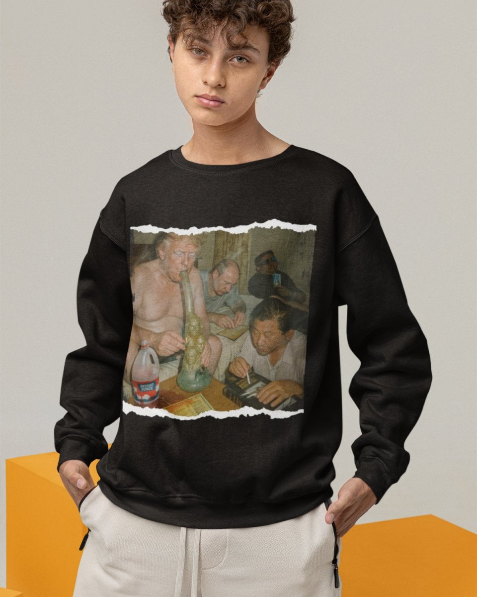S303 - Sweatshirt - Putin, Kim & Trump - Funny Outfits