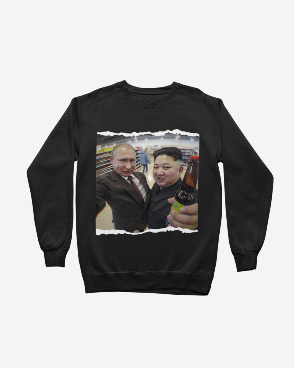 S304 - Sweatshirt - Putin & Kim Cheers - Funny Outfits