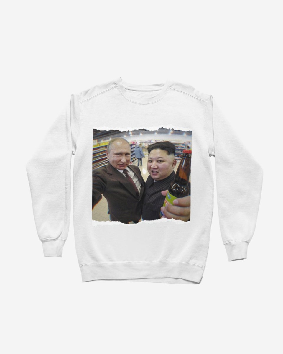 S304 - Sweatshirt - Putin & Kim Cheers - Funny Outfits