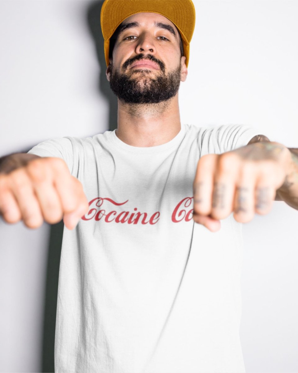 T105 - T-shirt - Cocaine - Funny Outfits
