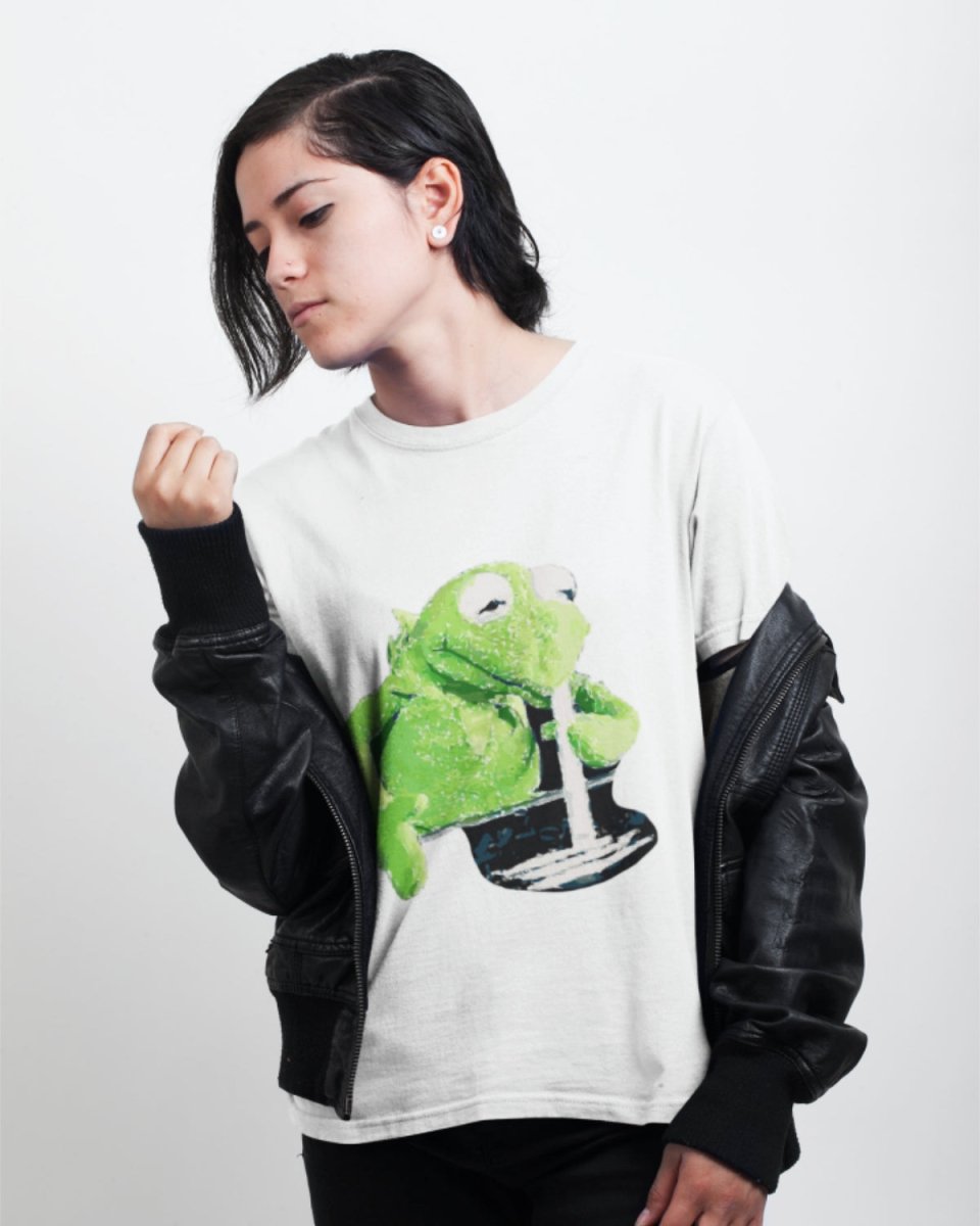 T114 - T-shirt - Snort Frog - Funny Outfits