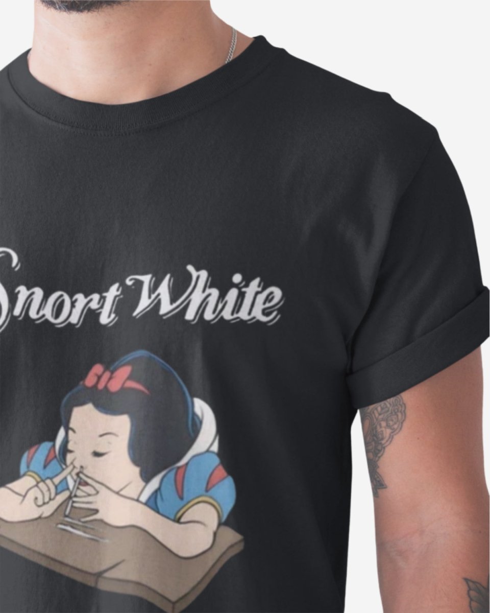 T115 - T-shirt - Snort White - Funny Outfits