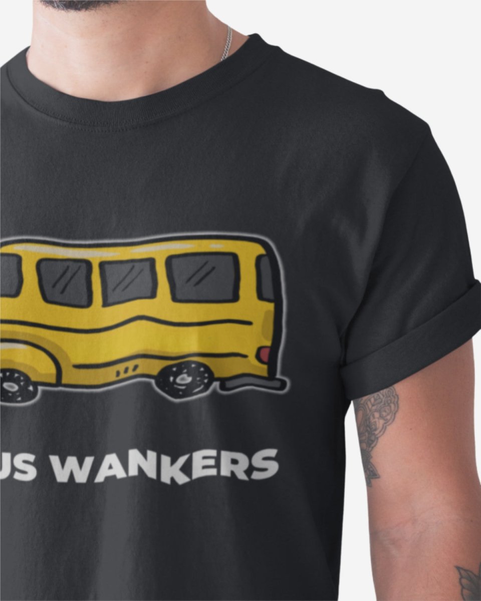T204 - T-shirt - Bus Wankers - Funny Outfits