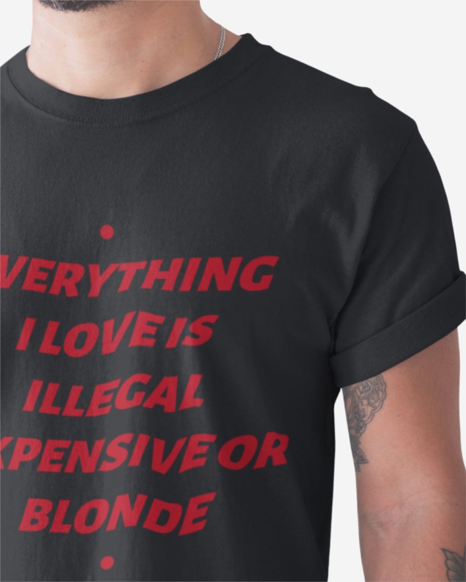 T213 - T-shirt - Illegal Love - Funny Outfits