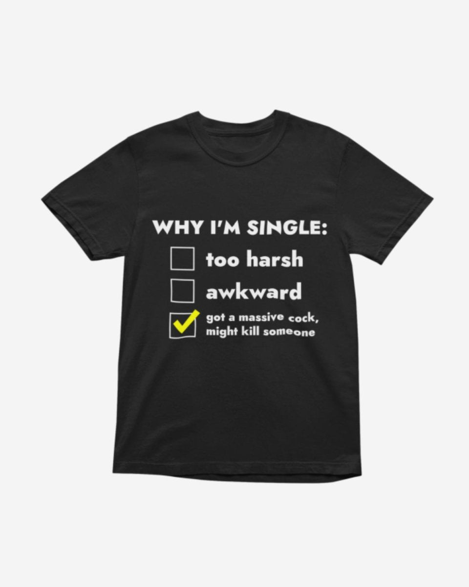 T216 - T-shirt - Why I'm Single - Funny Outfits