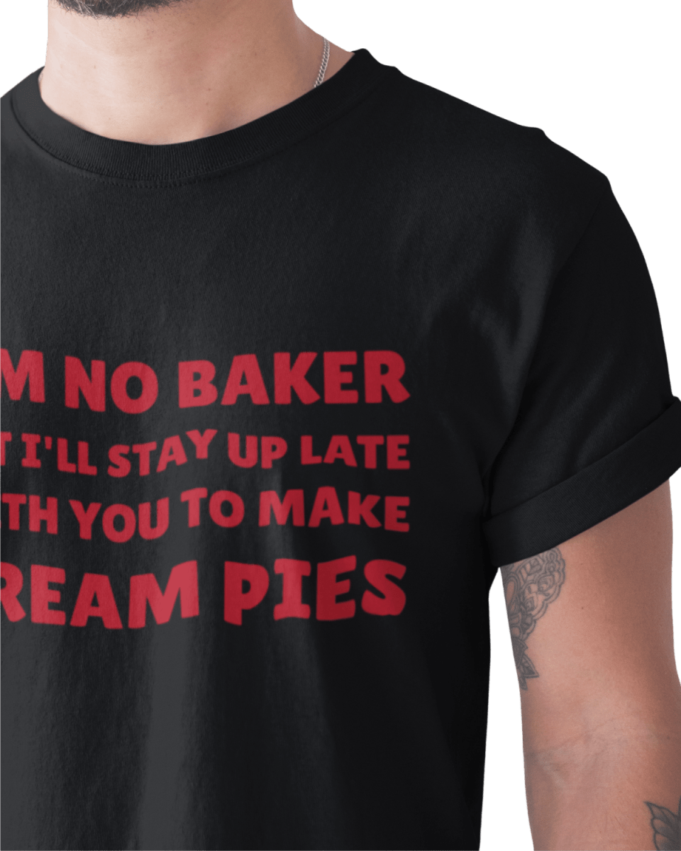 T223 - T-shirt - Cream Pie - Funny Outfits