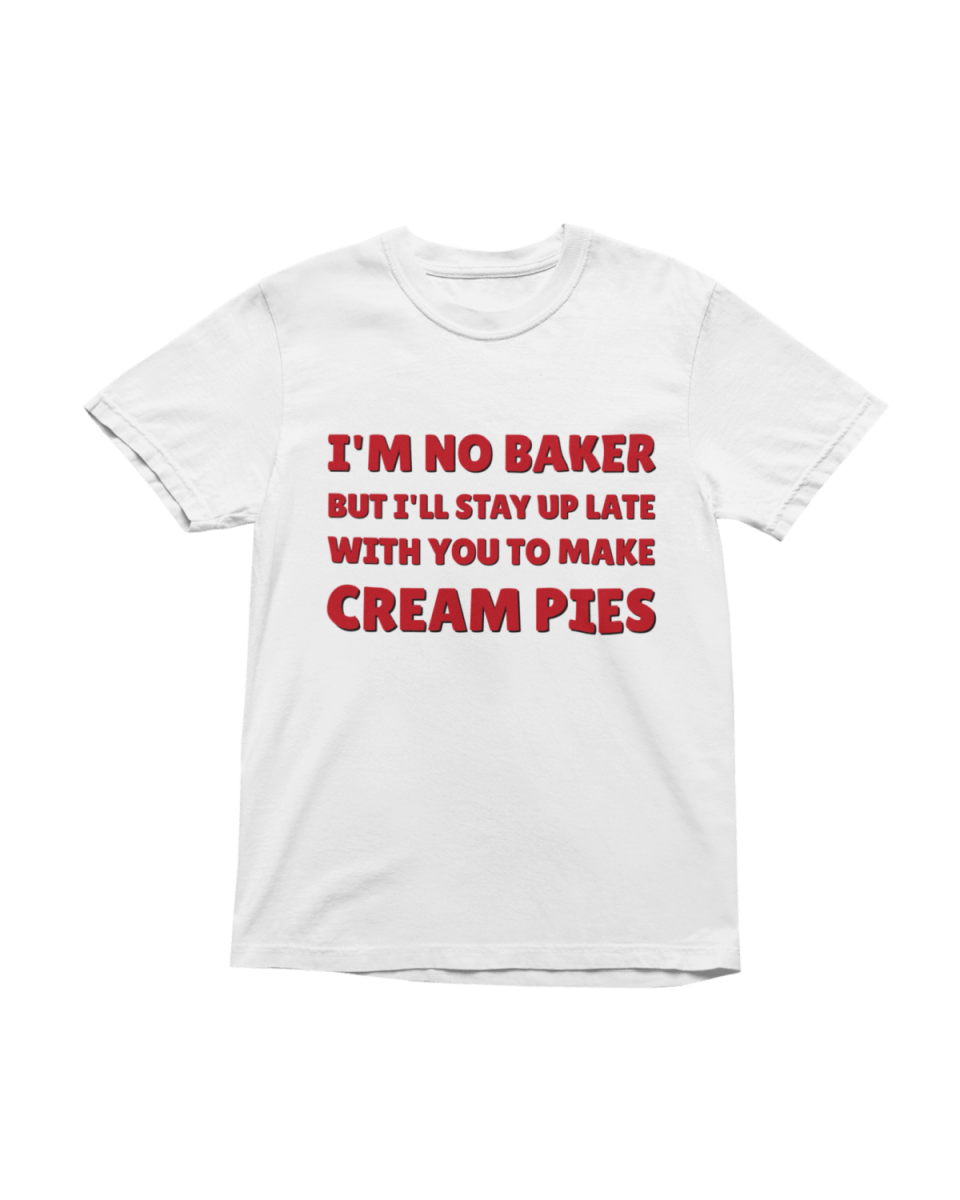 T223 - T-shirt - Cream Pie - Funny Outfits