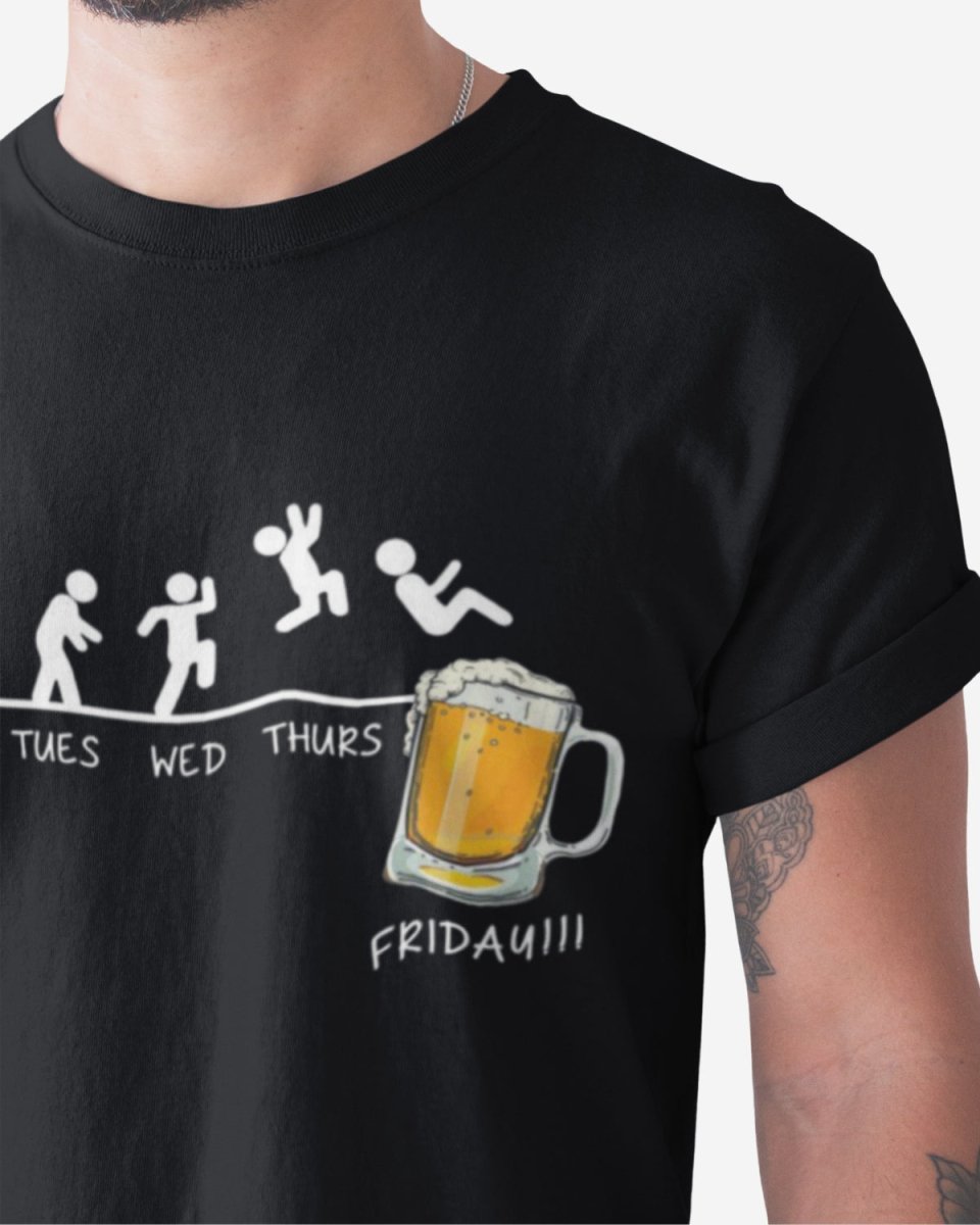 T236 - T-shirt - Monday to Friday - Funny Outfits