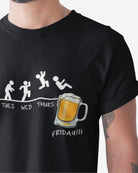 T236 - T-shirt - Monday to Friday - Funny Outfits