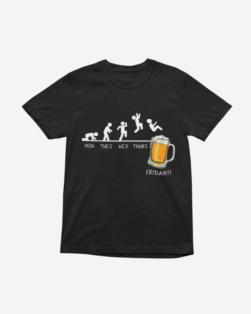 T236 - T-shirt - Monday to Friday - Funny Outfits