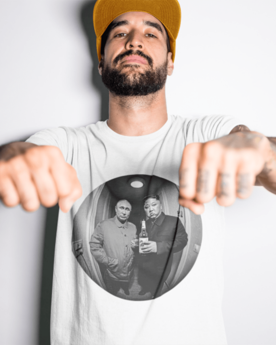 T301 - T-shirt - Putin & Kim - Funny Outfits