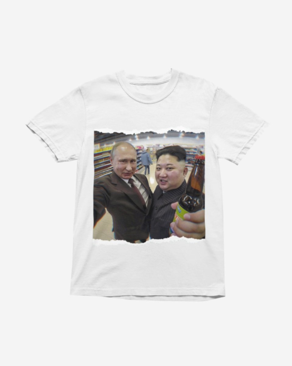 T304 - T-shirt - Putin & Kim Cheers - Funny Outfits