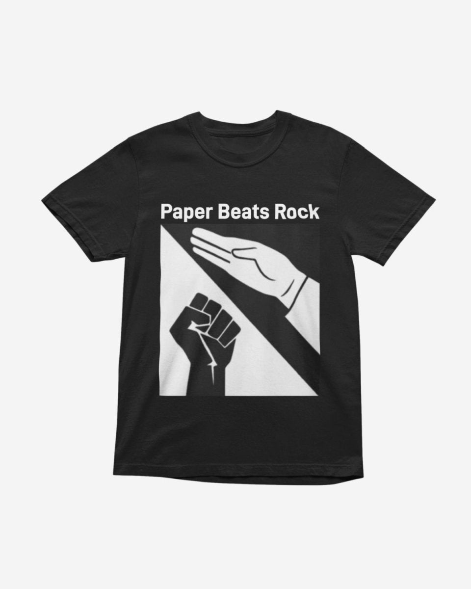 T321 - T-shirt - Paper Beats Rock - Funny Outfits
