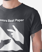 T322 - T-shirt - Scissors Beat Paper - Funny Outfits