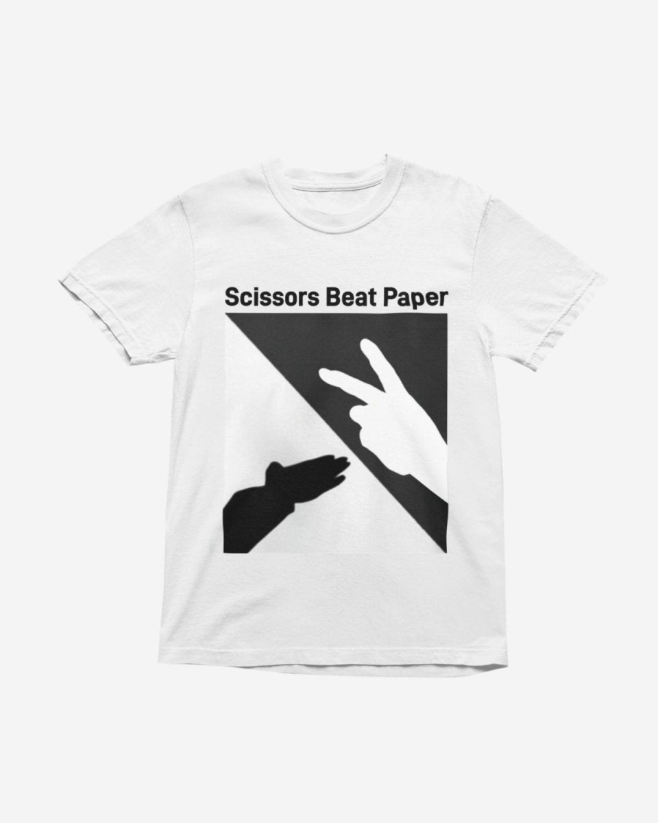 T322 - T-shirt - Scissors Beat Paper - Funny Outfits