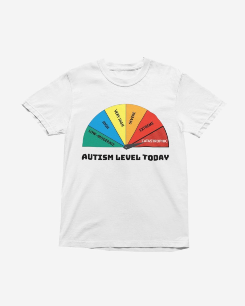 T409 - T-shirt - Autism Level Today - Funny Outfits