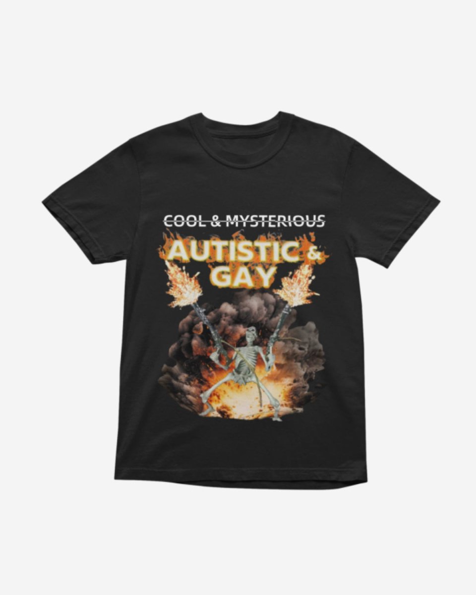 T410 - T-shirt - Autism & Gay - Funny Outfits