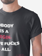 T418 - T-shirt - Dies A Virgin - Funny Outfits